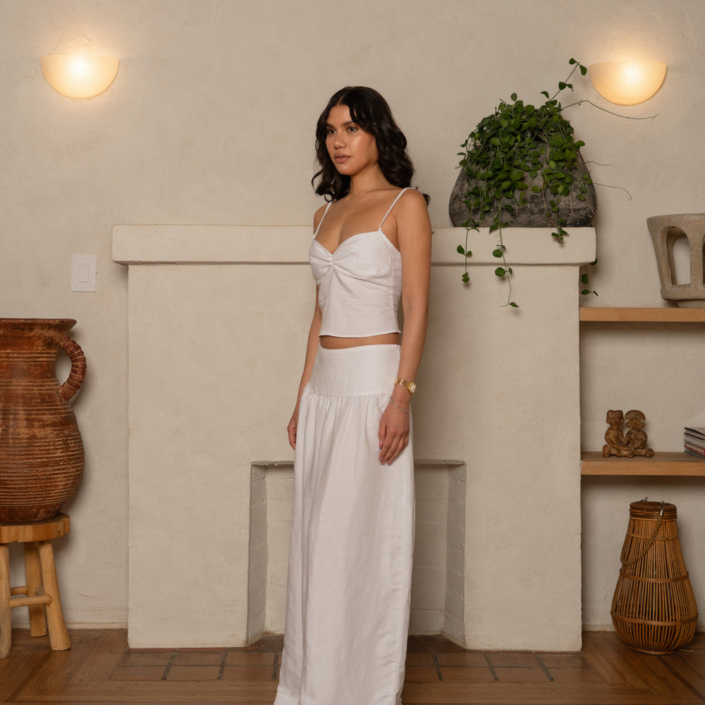 
                  
                    LINEN BLANCHE MAXI
                  
                