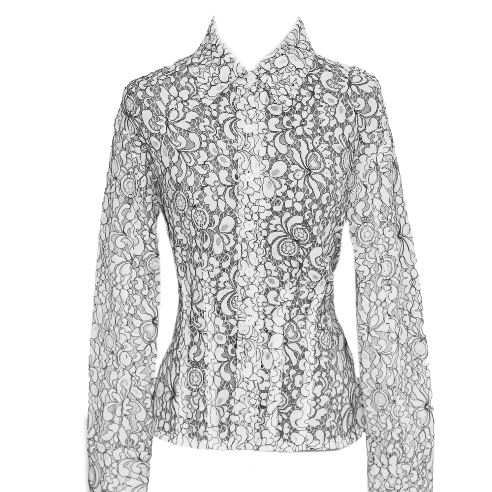 
                  
                    LACE BUTTON DOWN
                  
                