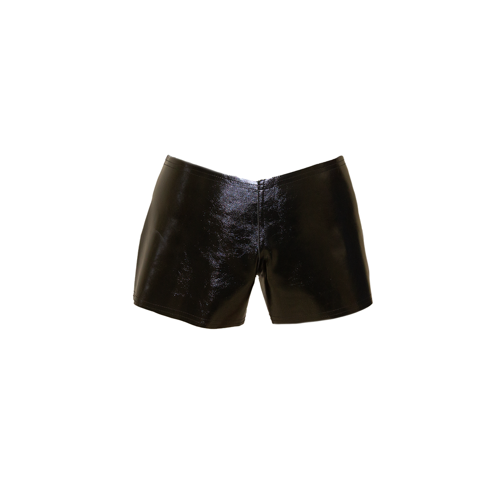 LEATHER MINI SHORTS